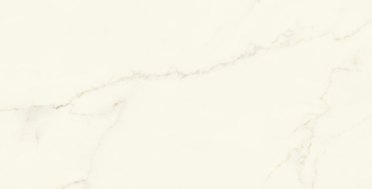 Carrelage effet Marbre Blanc Calacatta Divino 150x75x0,9 cm Brillant Montira - Sol et mur intérieur
