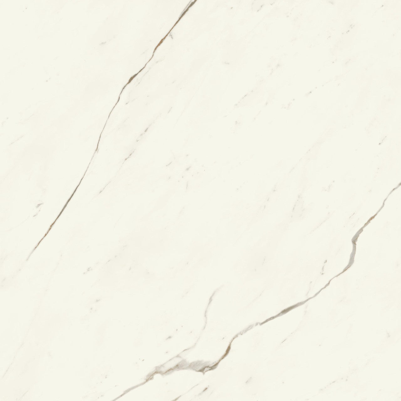 Carrelage effet Marbre Blanc Calacatta Alba 120x120x0,9 cm Silk Montira - Sol et mur intérieur