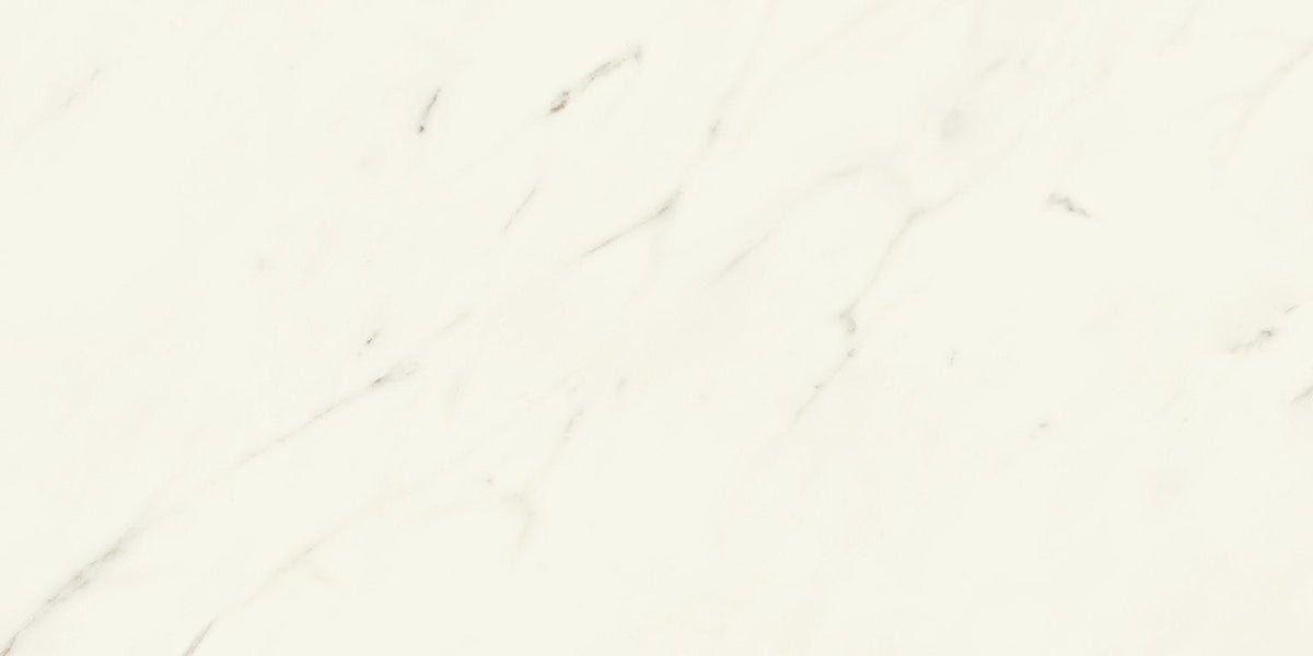 Carrelage effet Marbre Blanc Calacatta Alba 60x30x0,9 cm Mat Montira - Sol et mur intérieur