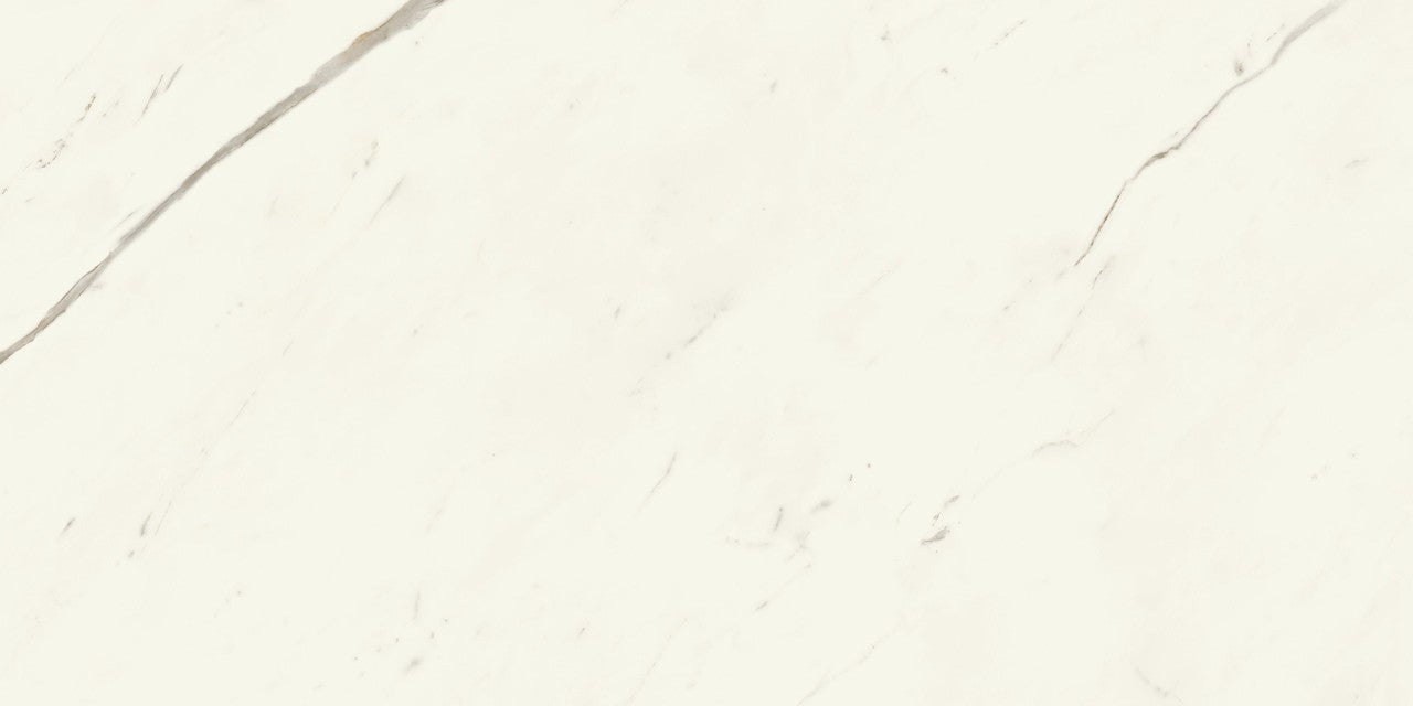 Carrelage effet Marbre Blanc Calacatta Alba 120x60x0,9 cm Mat Montira - Sol et mur intérieur