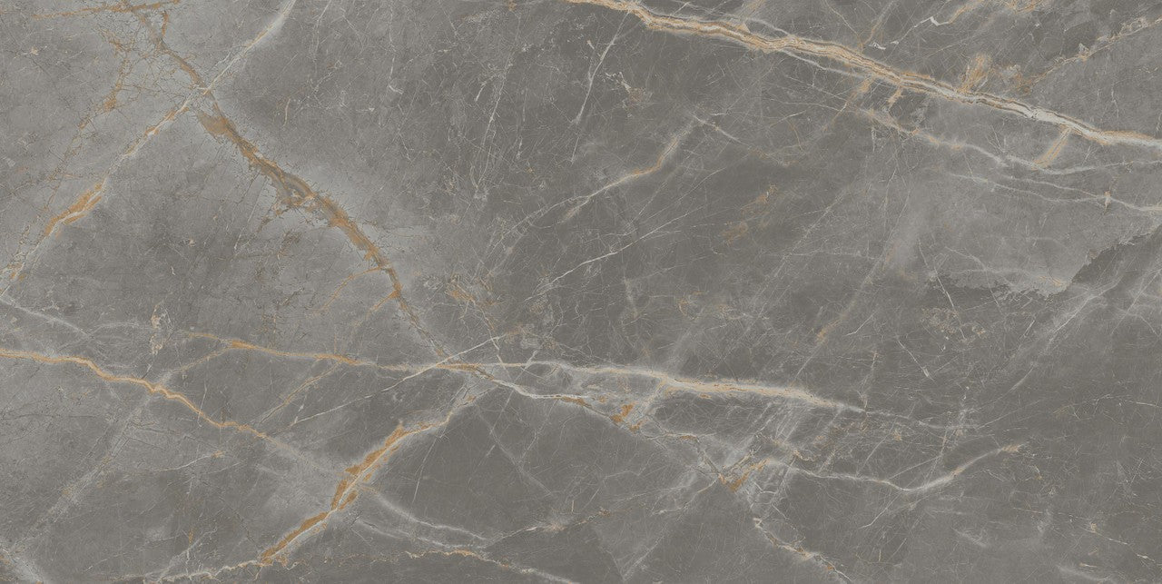 Carrelage effet Marbre Gris Titan 120x60x0,9 cm Mat Montira - Sol et mur intérieur