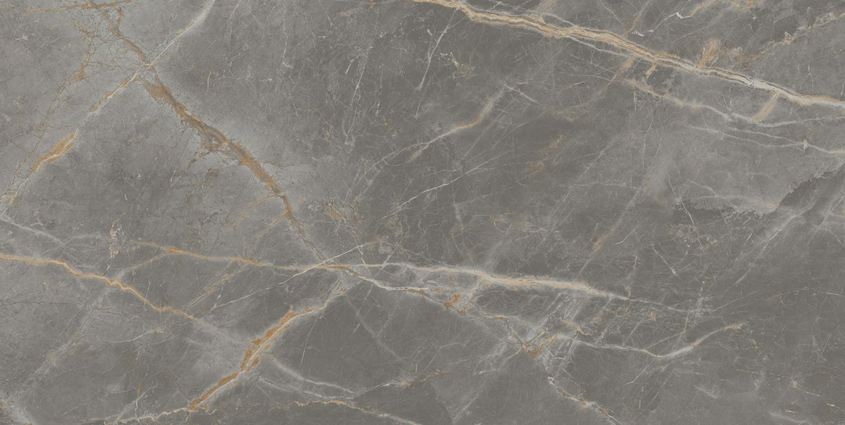 Carrelage effet Marbre Gris Titan 120x60x0,9 cm Mat Montira - Sol et mur intérieur