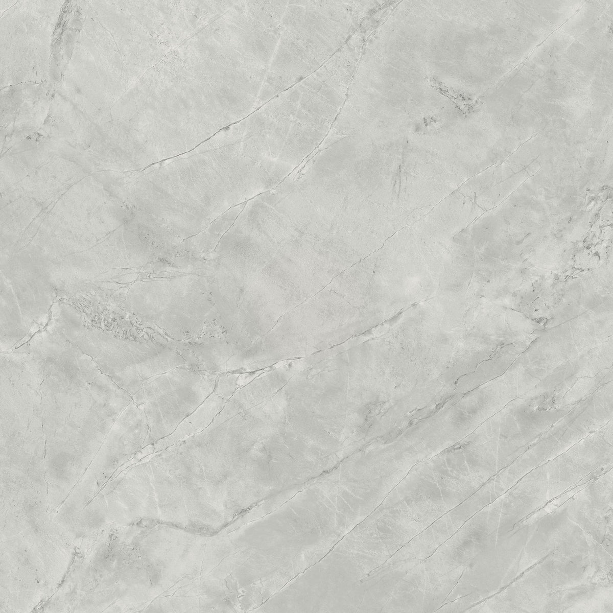 Carrelage effet Marbre Gris Mist 120x120x0,9 cm Brillant Montira - Sol et mur intérieur