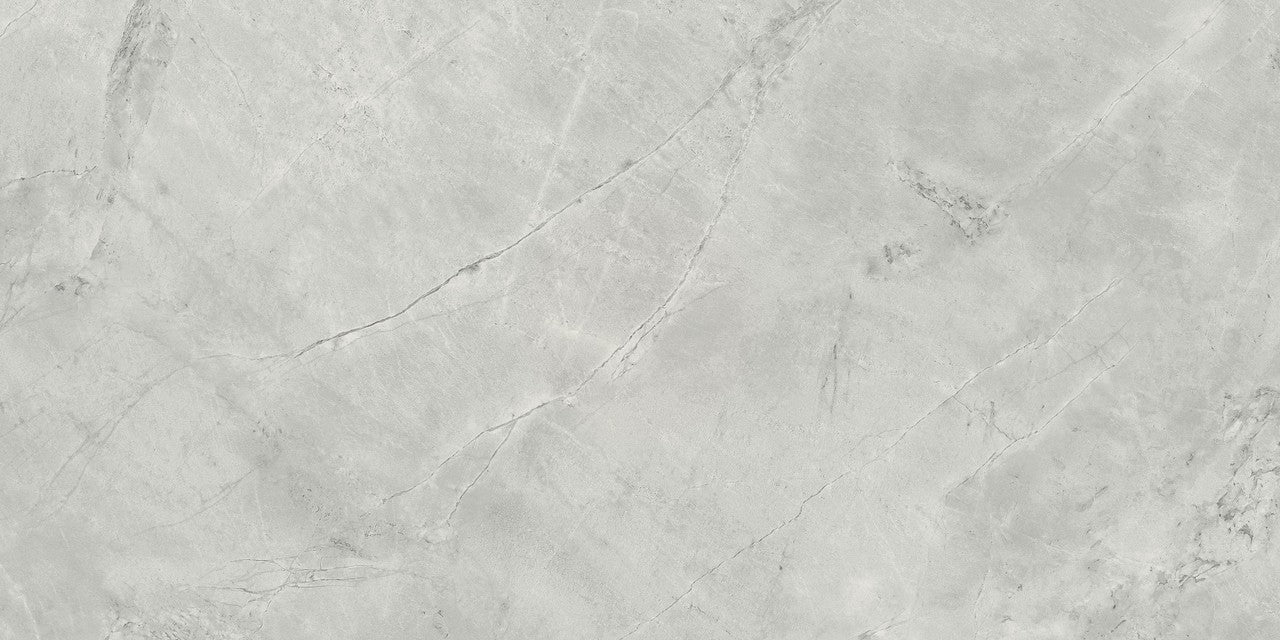 Carrelage effet Marbre Gris Mist 120x60x0,9 cm Brillant Montira - Sol et mur intérieur