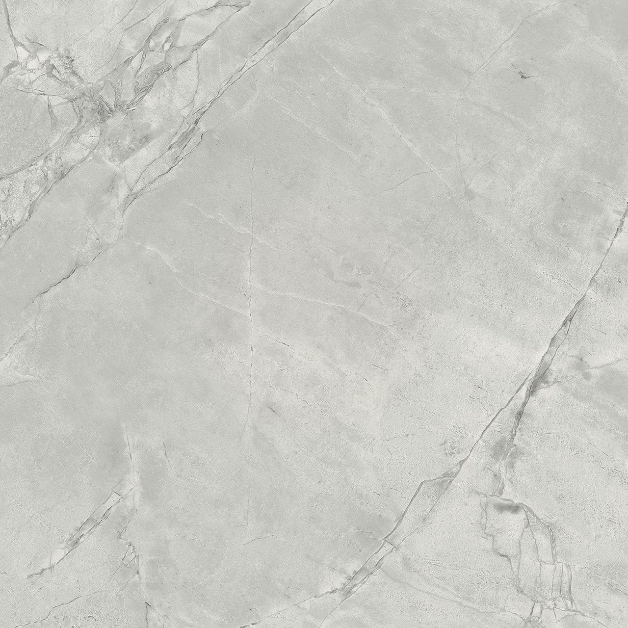 Carrelage effet Marbre Gris Mist 60x60x0,9 cm Brillant Montira - Sol et mur intérieur