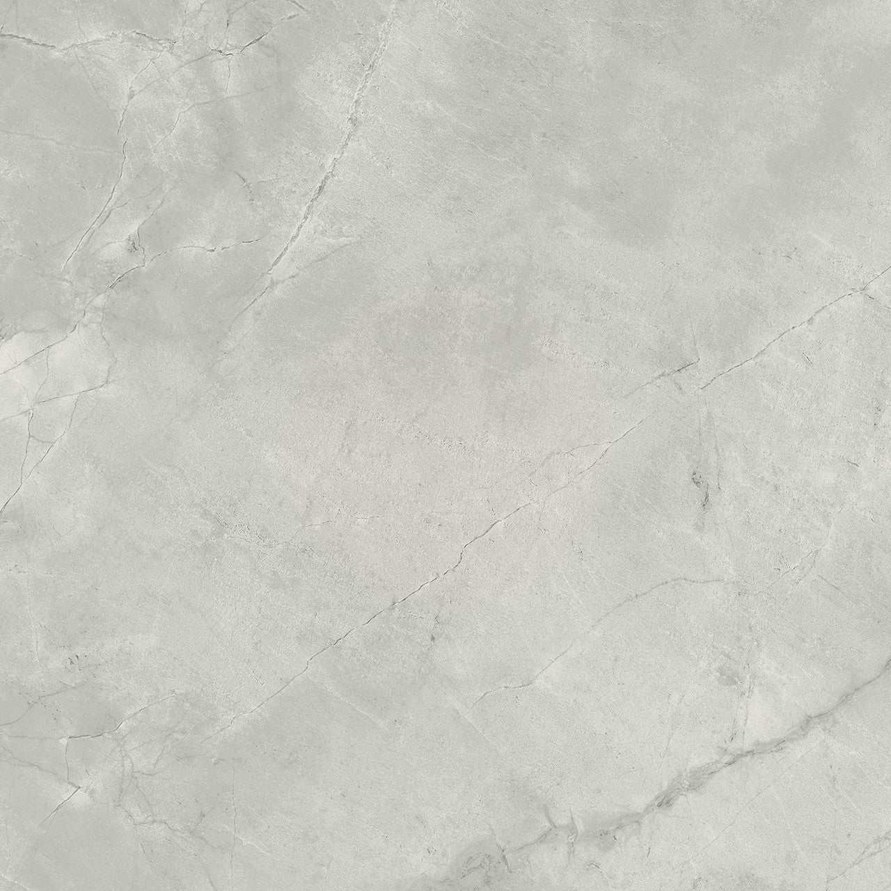 Carrelage effet Marbre Gris Mist 60x60x0,9 cm Brillant Montira - Sol et mur intérieur