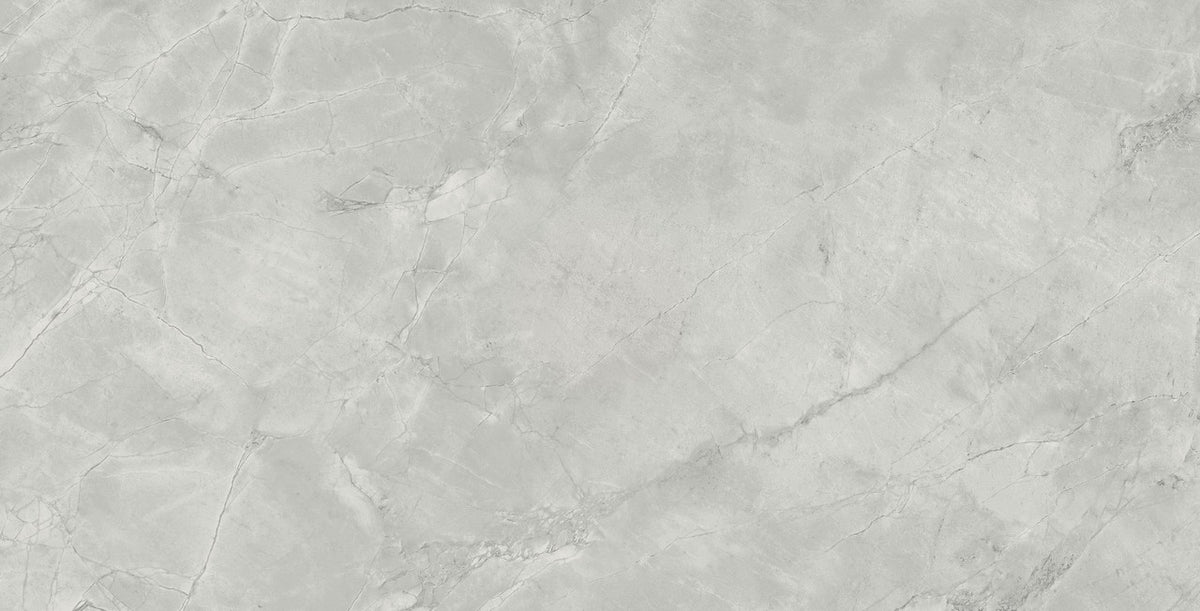 Carrelage effet Marbre Gris Mist 150x75x0,9 cm Brillant Montira - Sol et mur intérieur