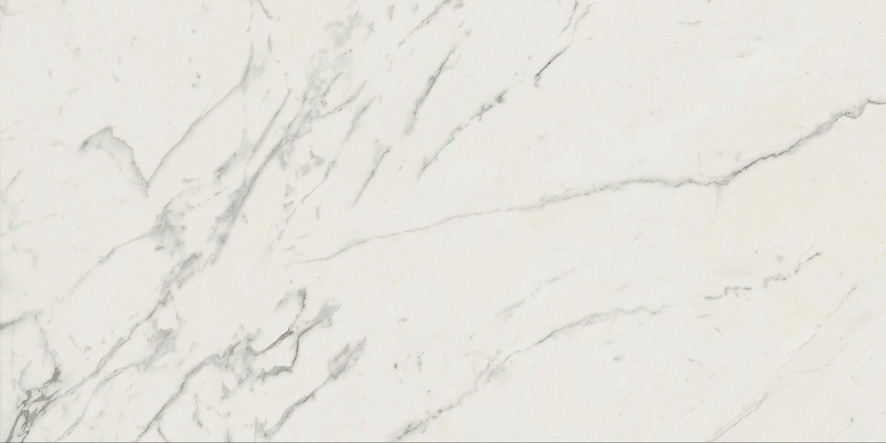 Carrelage effet Marbre Blanc Calacatta Extra 120x60x0,9 cm Brillant Clarenza - Sol et mur intérieur