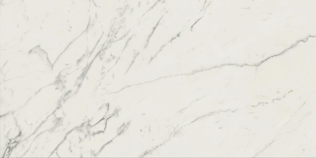 Carrelage effet Marbre Blanc Calacatta Extra 120x60x0,9 cm Brillant Clarenza - Sol et mur intérieur