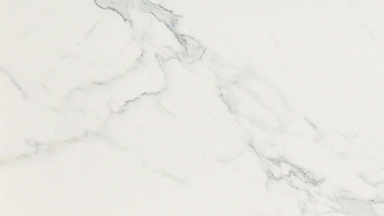 Carrelage effet Marbre Blanc Calacatta Extra 56x30,5x0,85 cm Brillant Clarenza - Mur intérieur