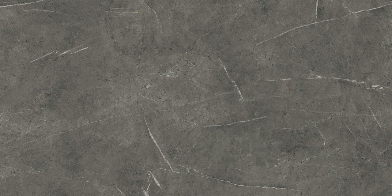 Carrelage effet Marbre Gris Ombre 120x60x0,9 cm Mat Clarenza - Sol et mur intérieur