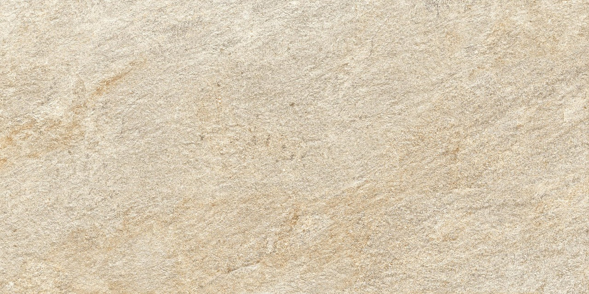 Carrelage effet Pierre Quartzite Gris Beige 120x60x0,9 cm Mat Salvero - Sol et mur intérieur
