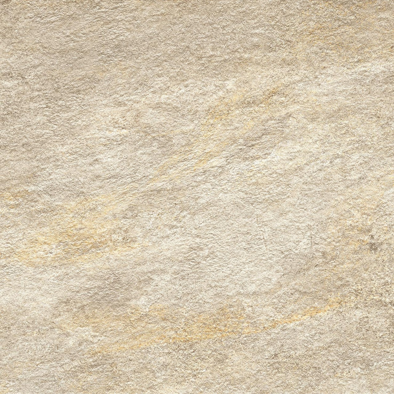 Carrelage effet Pierre Quartzite Gris Beige 60x60x2 cm Salvero - Sol extérieur