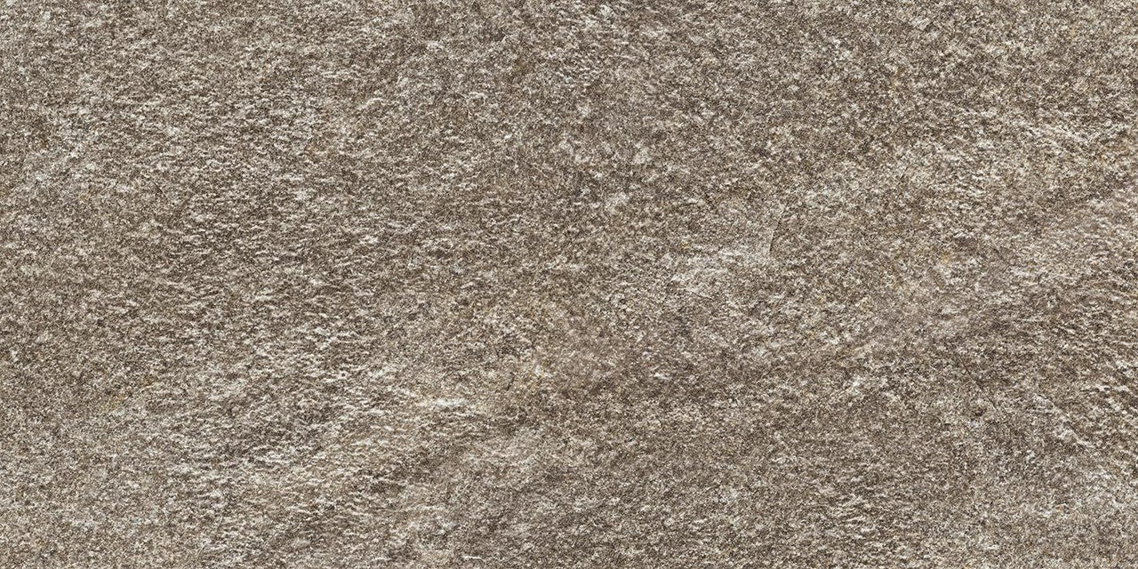 Carrelage effet Pierre Quartzite Gris Roche 60x30x0,9 cm Mat Salvero - Sol et mur intérieur