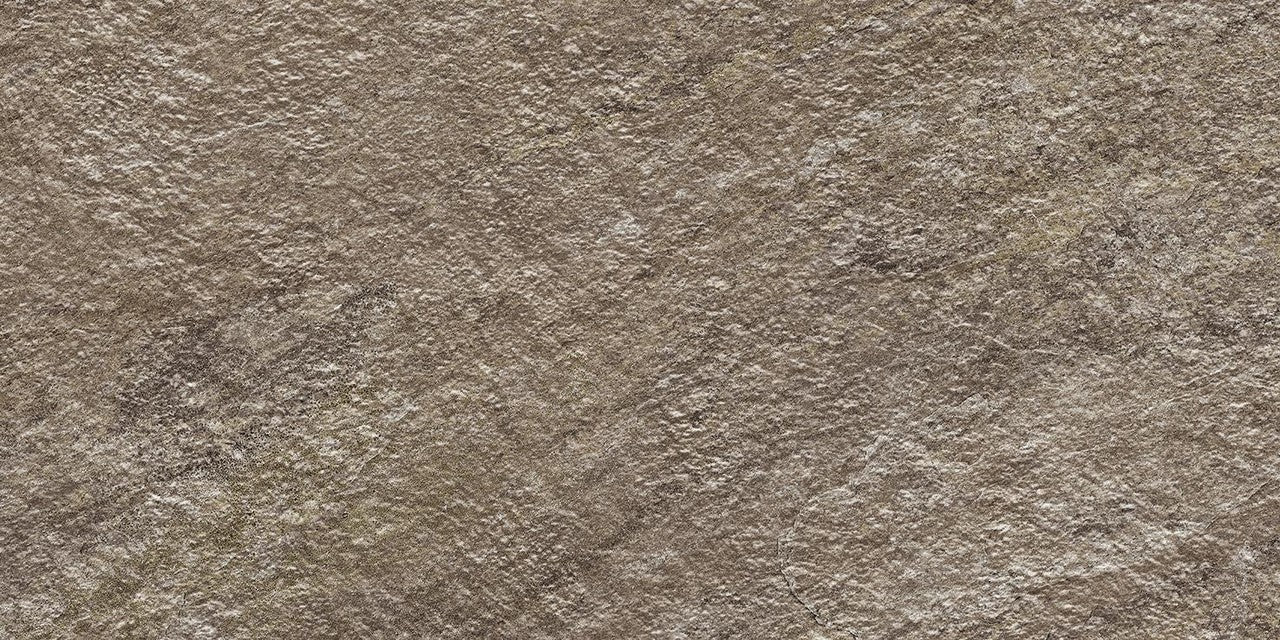 Carrelage effet Pierre Quartzite Gris Roche 60x30x0,9 cm Mat Salvero - Sol et mur intérieur