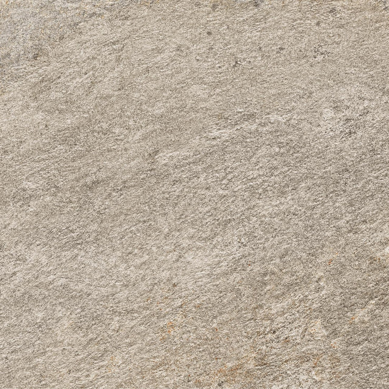 Carrelage effet Pierre Quartzite Gris Argent 60x60x2 cm Salvero - Sol extérieur