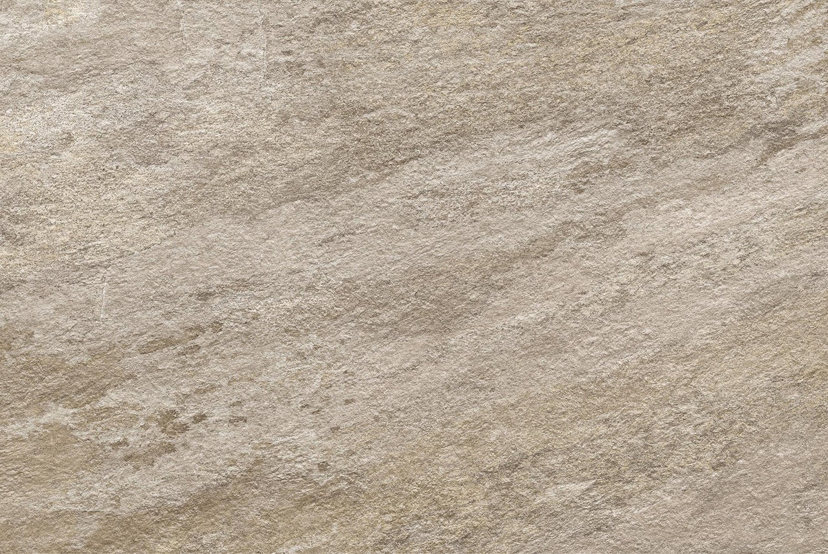Carrelage effet Pierre Quartzite Gris Argent 90x60x2 cm Salvero - Sol extérieur