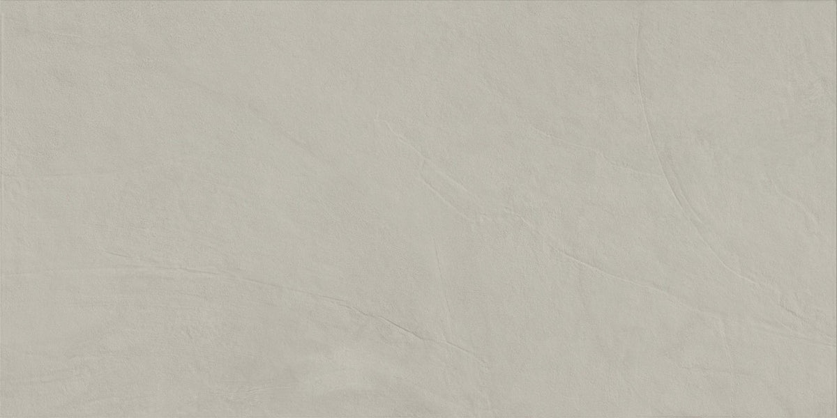 Carrelage effet Enduit Gris Perle 120x60x0,9 cm Mat Calviro - Sol et mur intérieur