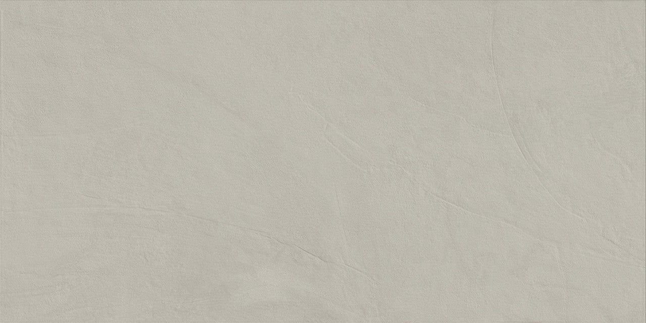 Carrelage effet Enduit Gris Perle 120x60x0,9 cm Mat Calviro - Sol et mur intérieur