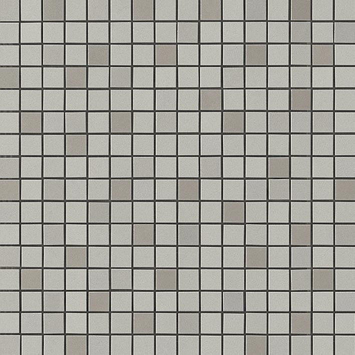 Mosaïque effet Enduit Gris Perle 1,7x1,7 cm Quadra 30,5x30,5x0,85 cm Mat Calviro - Mur intérieur