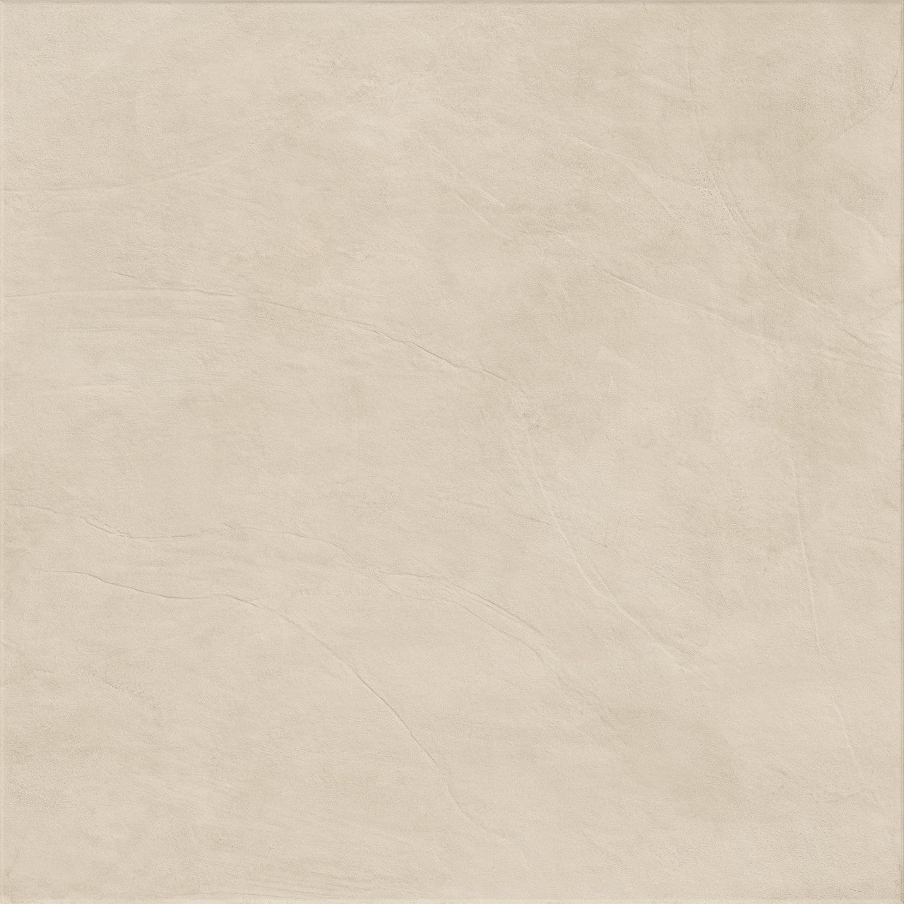 Carrelage effet Enduit Beige Lin 120x120x0,9 cm Calviro - Sol extérieur