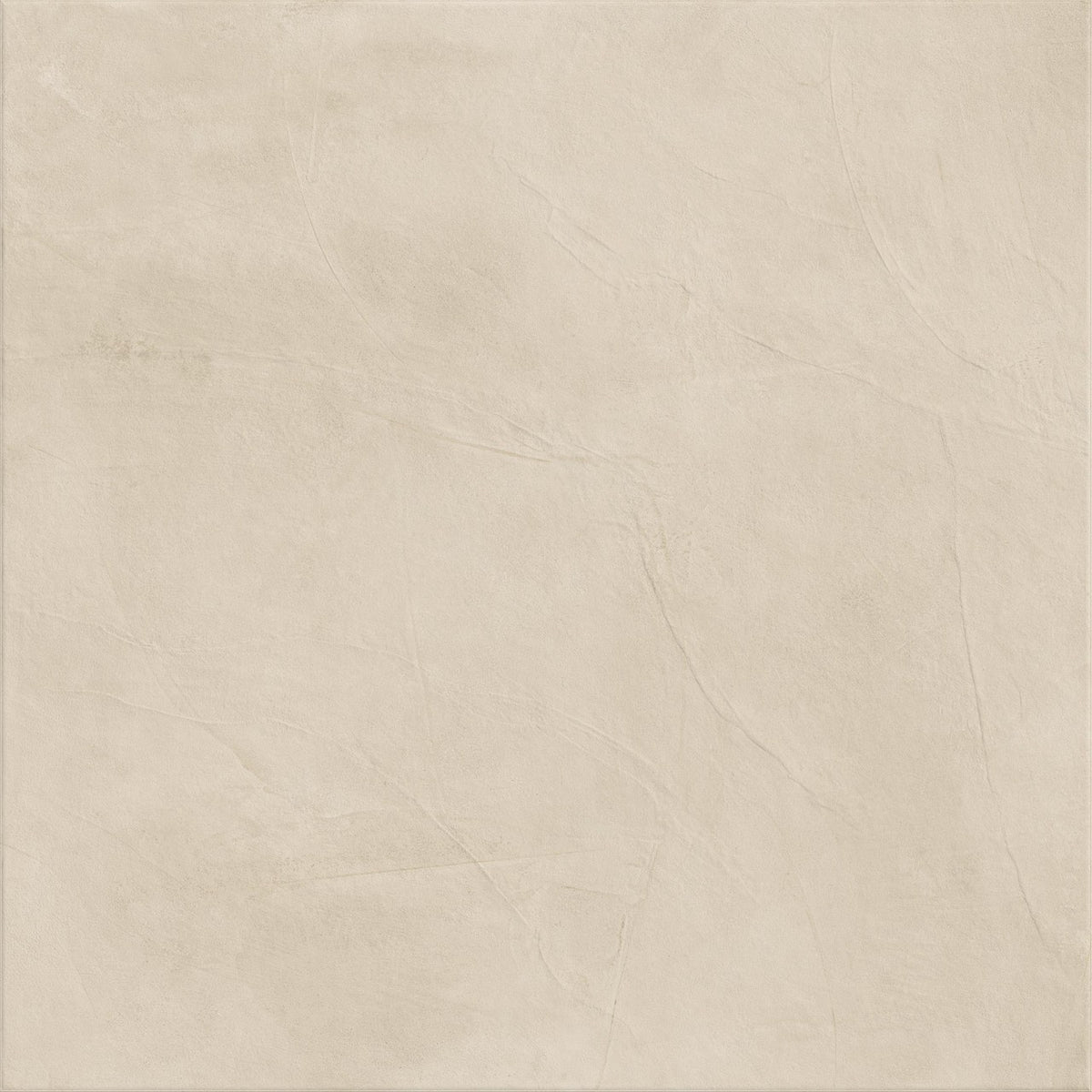 Carrelage effet Enduit Beige Lin 120x120x0,9 cm Mat Calviro - Sol et mur intérieur