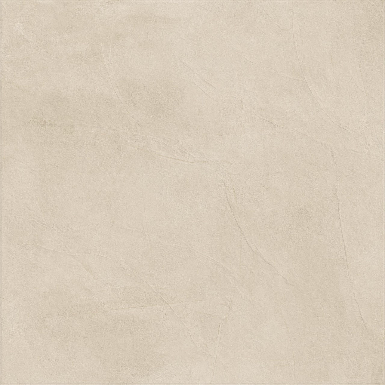 Carrelage effet Enduit Beige Lin 120x120x0,9 cm Mat Calviro - Sol et mur intérieur