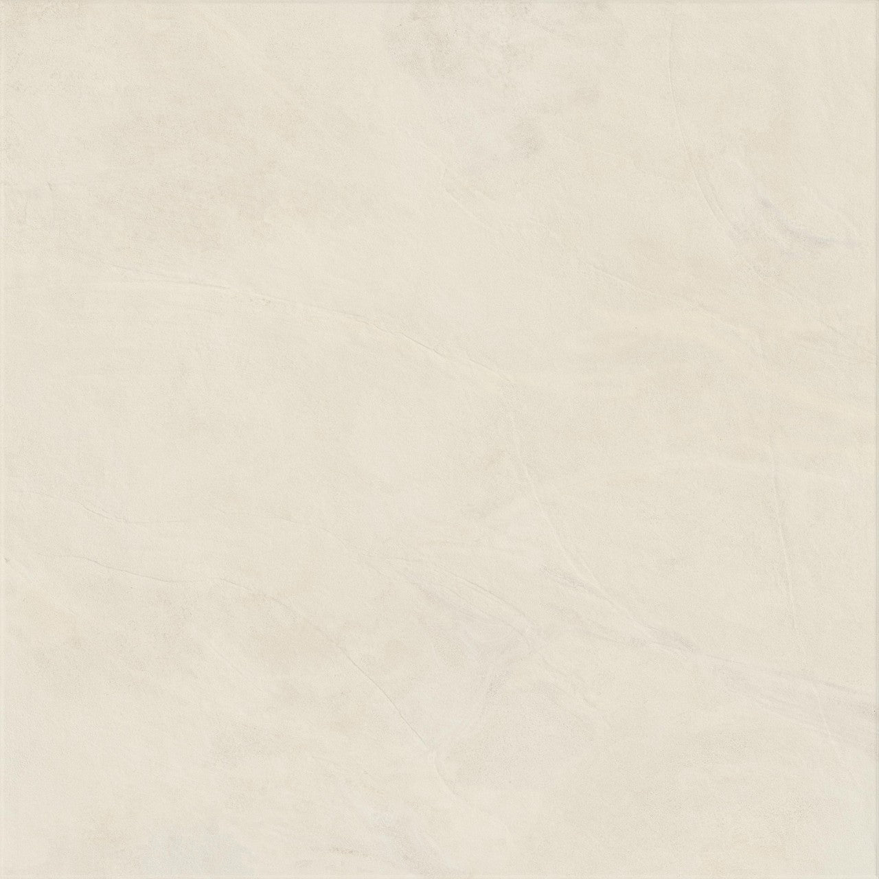 Carrelage effet Enduit Blanc Lin 120x120x0,9 cm Mat Calviro - Sol et mur intérieur