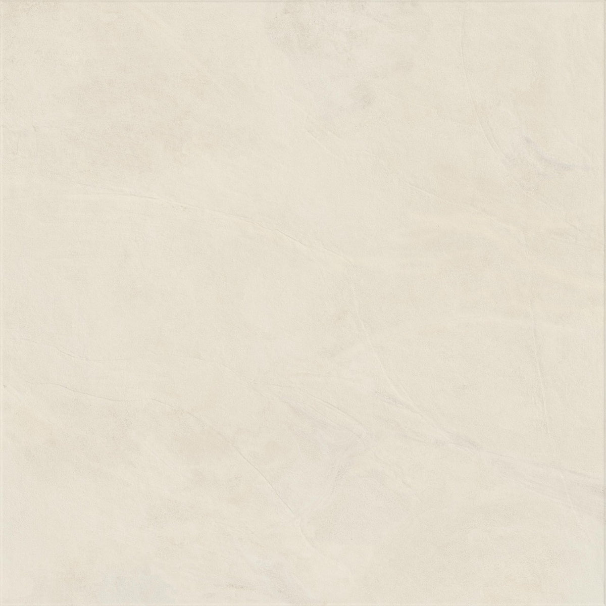 Carrelage effet Enduit Blanc Lin 120x120x0,9 cm Mat Calviro - Sol et mur intérieur