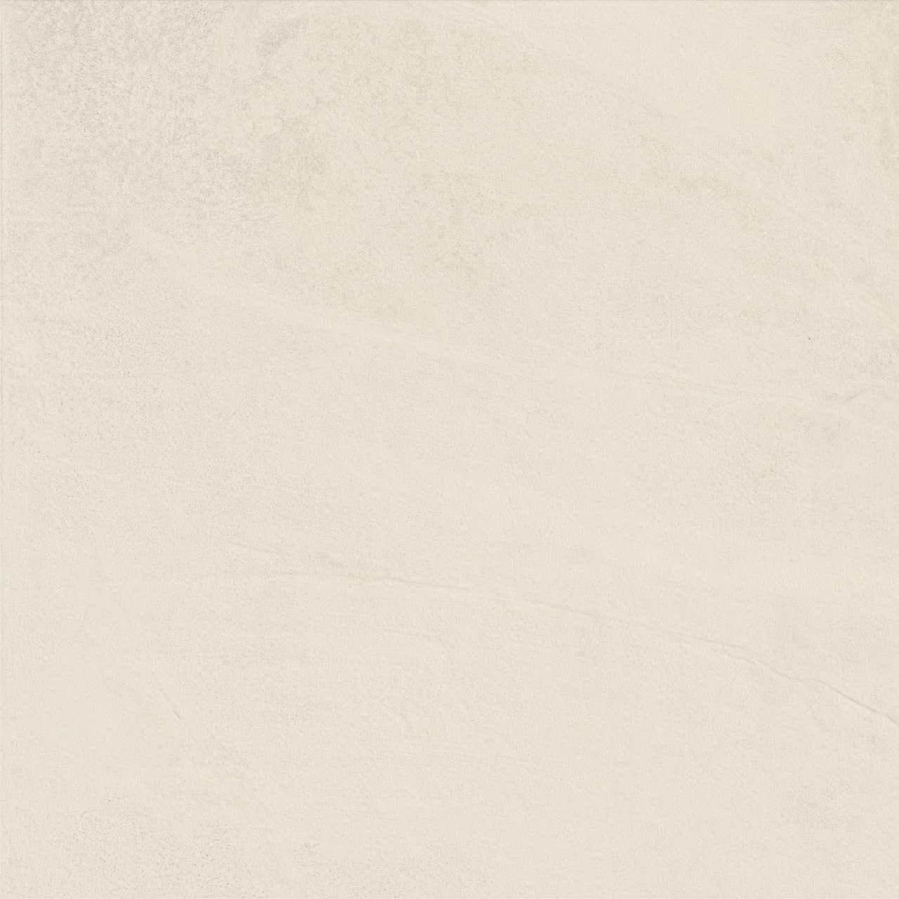 Carrelage effet Enduit Blanc Lin 60x60x0,9 cm Mat Calviro - Sol et mur intérieur