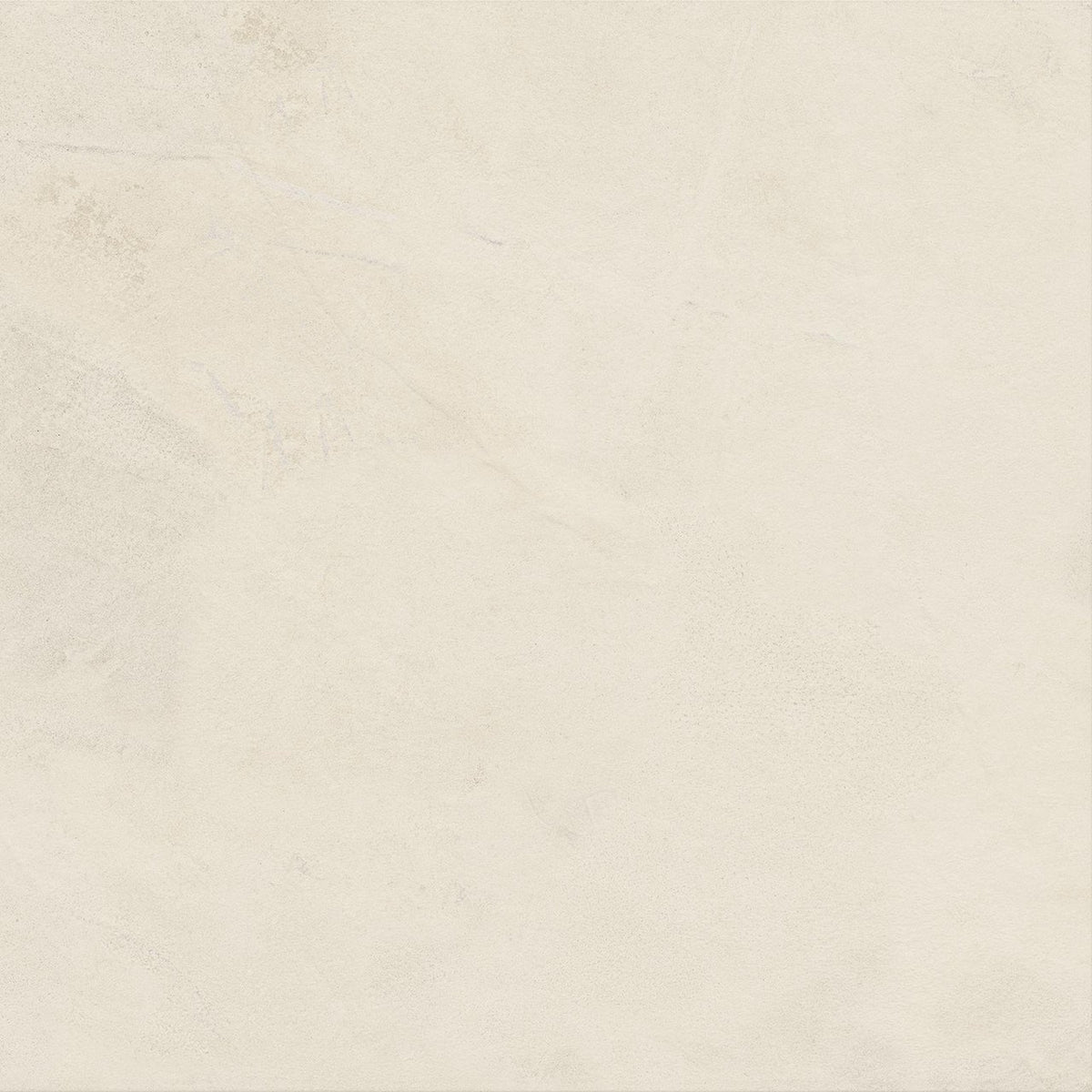 Carrelage effet Enduit Blanc Lin 60x60x0,9 cm Mat Calviro - Sol et mur intérieur