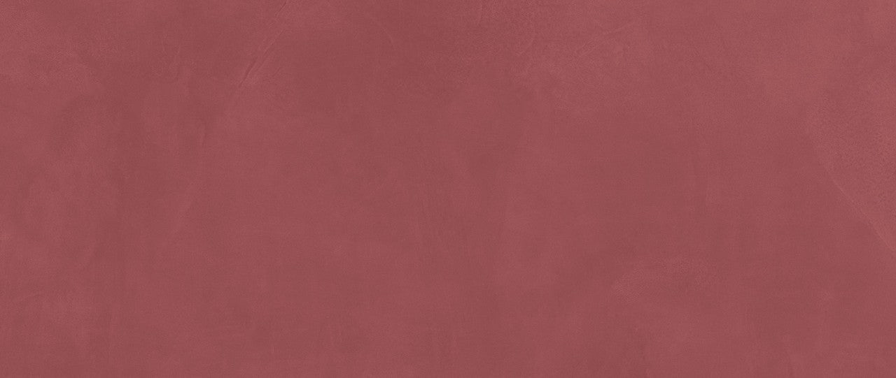 Carrelage effet Enduit Rouge Argile 120x50x0,85 cm Mat Calviro - Mur intérieur