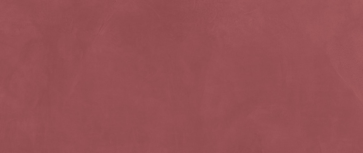Carrelage effet Enduit Rouge Argile 120x50x0,85 cm Mat Calviro - Mur intérieur