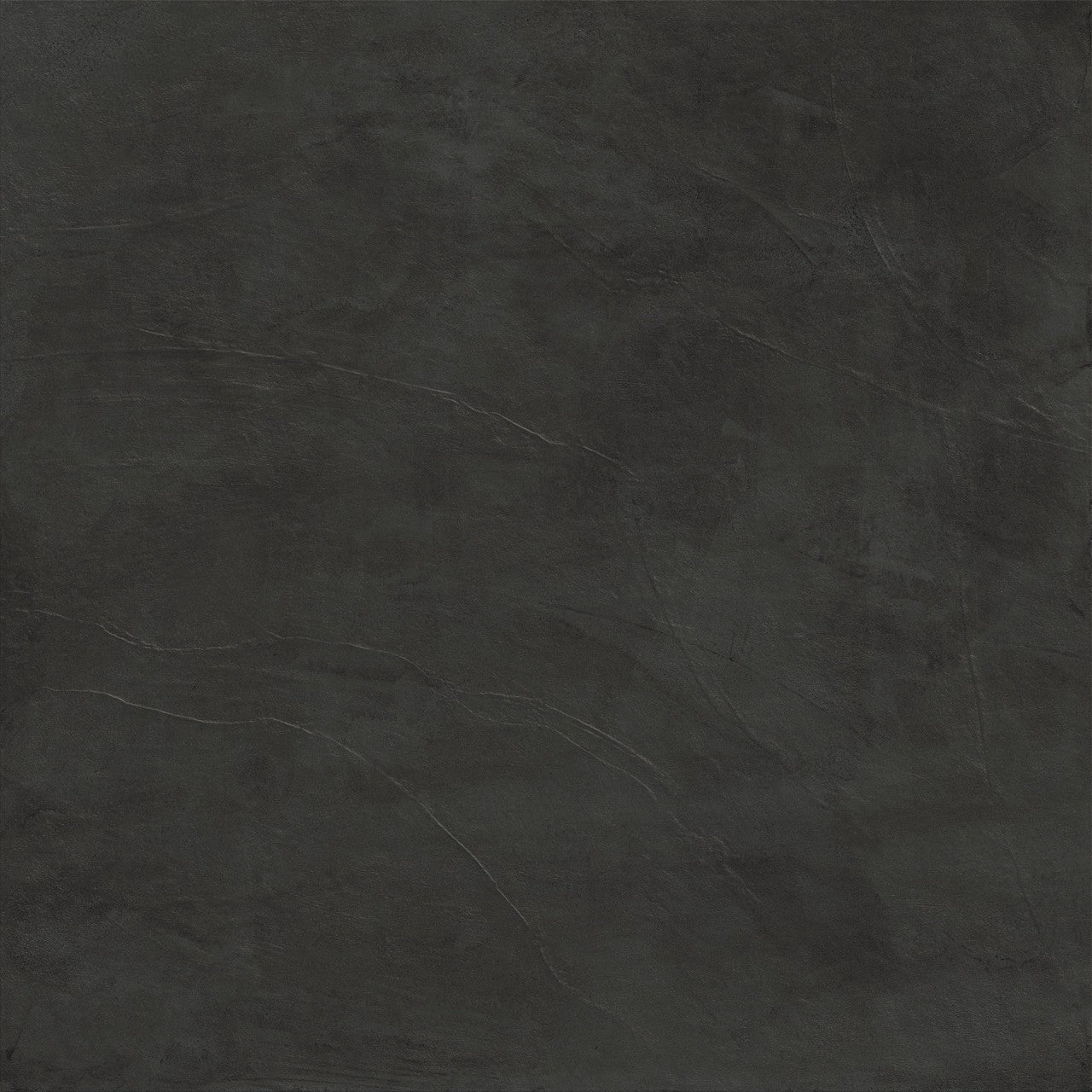 Carrelage effet Enduit Gris Fumé 120x120x0,9 cm Mat Calviro - Sol et mur intérieur