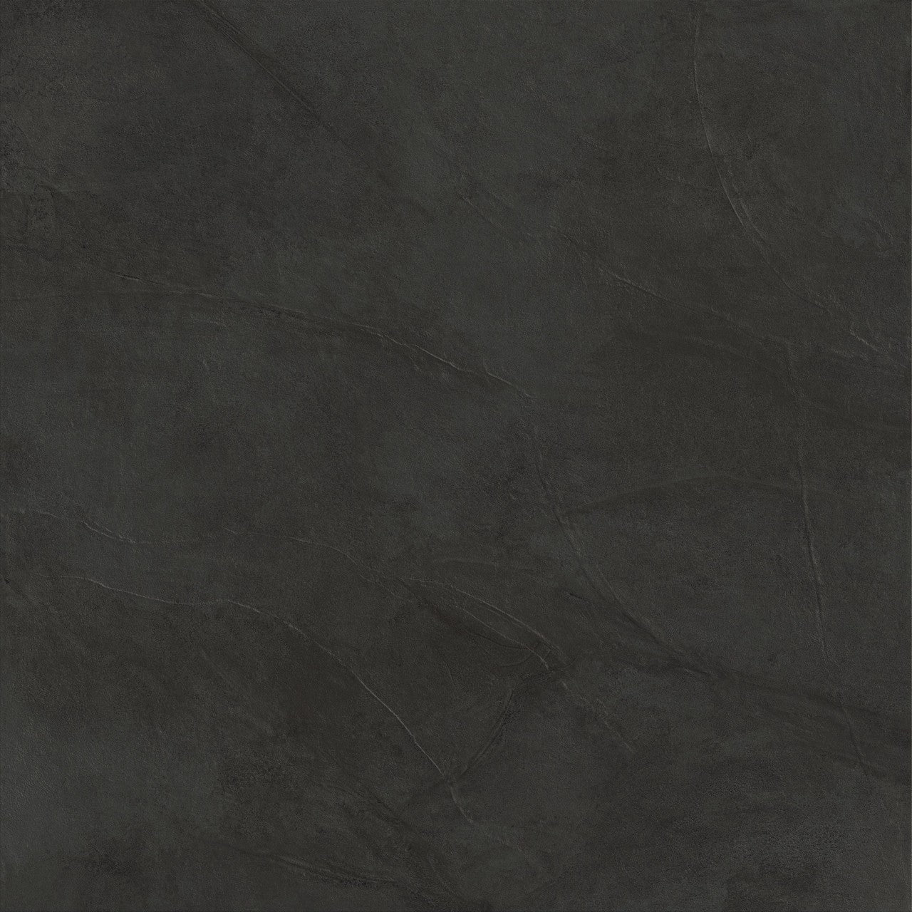 Carrelage effet Enduit Gris Fumé 120x120x0,9 cm Mat Calviro - Sol et mur intérieur