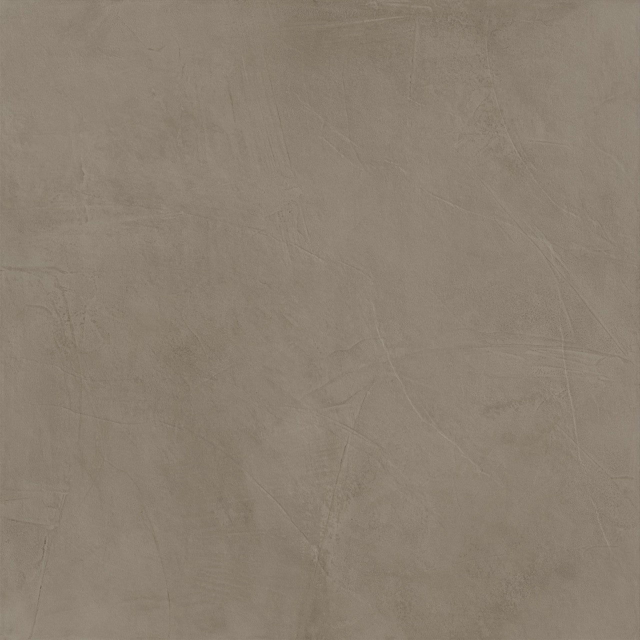 Carrelage effet Enduit Brun Taupe 120x120x0,9 cm Calviro - Sol extérieur