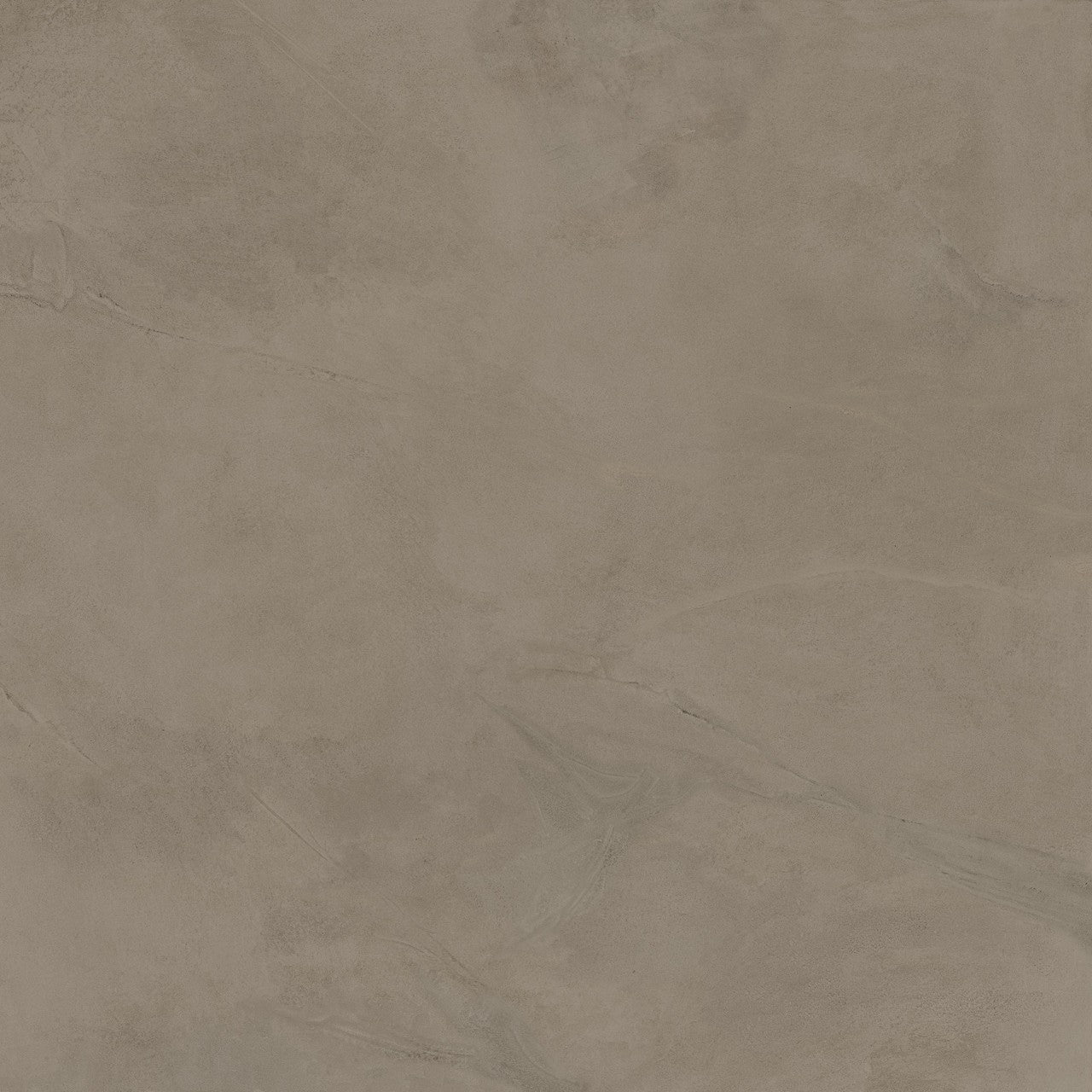 Carrelage effet Enduit Brun Taupe 120x120x0,9 cm Silk Calviro - Sol et mur intérieur