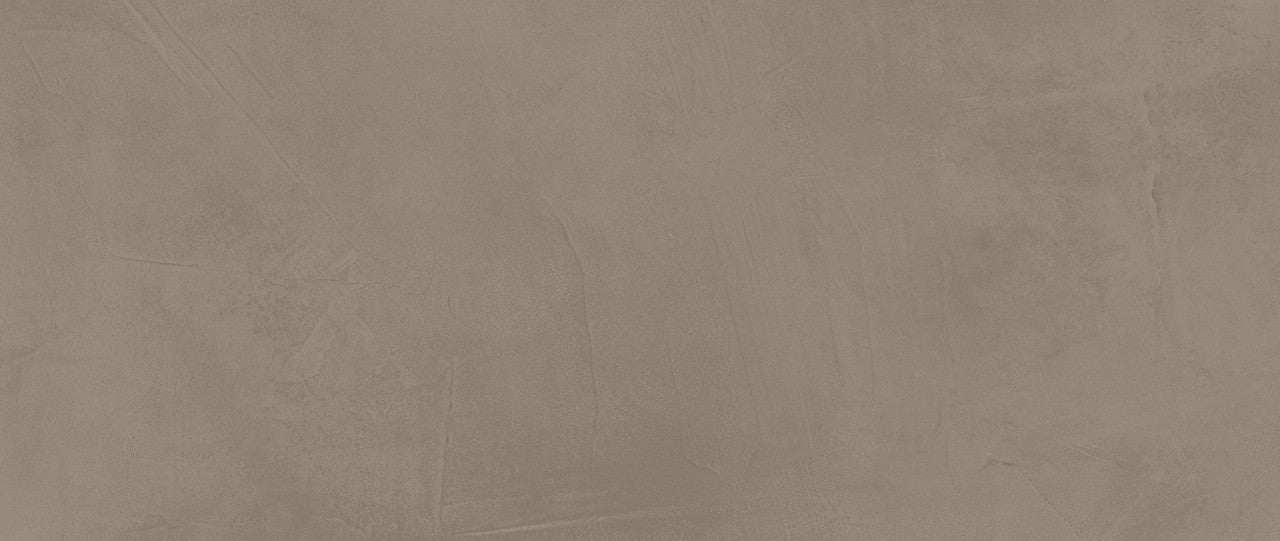 Carrelage effet Enduit Brun Taupe 120x50x0,85 cm Mat Calviro - Mur intérieur