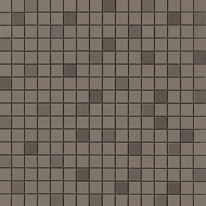 Mosaïque effet Enduit Brun Taupe 1,7x1,7 cm Quadra 30,5x30,5x0,85 cm Mat Calviro - Mur intérieur