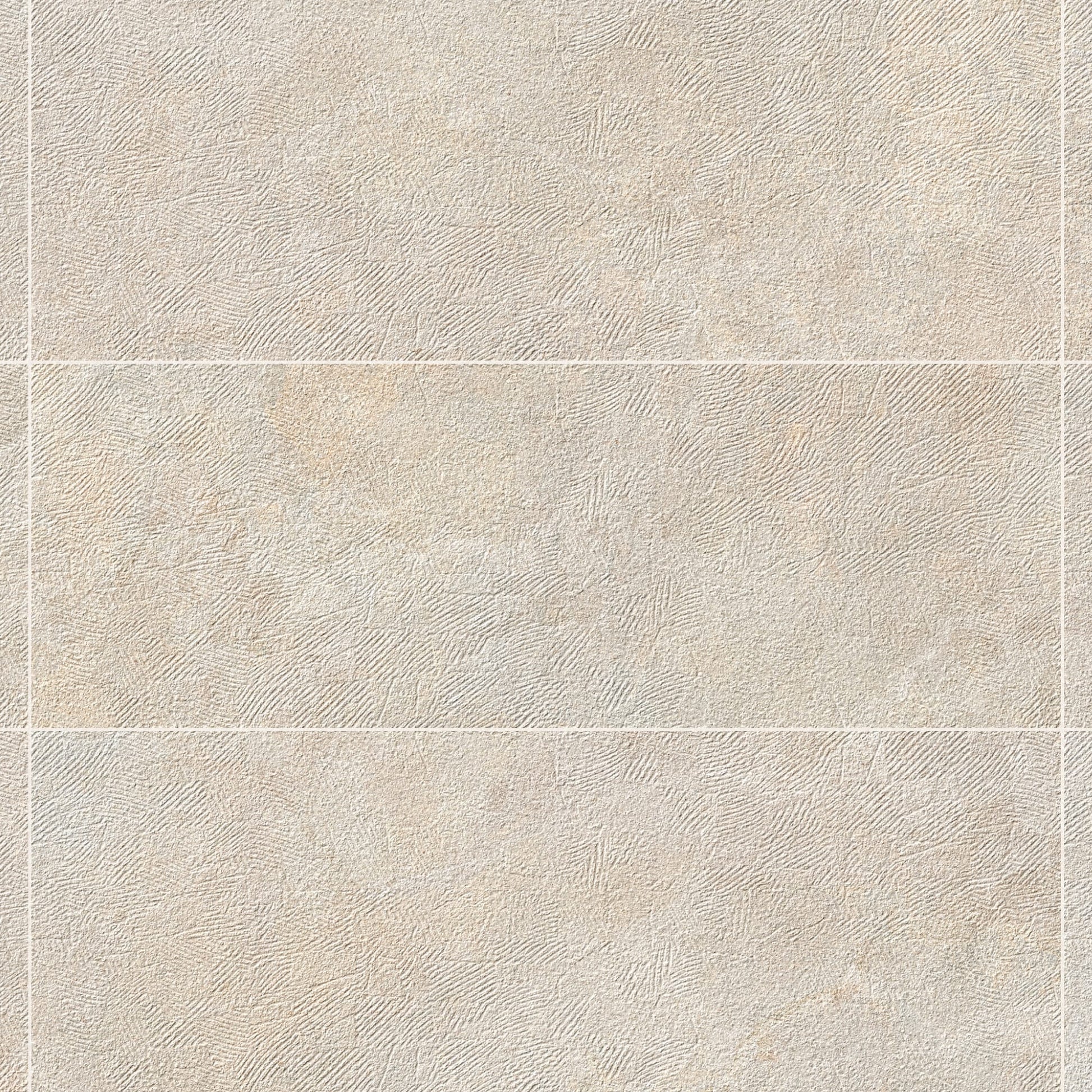 Carrelage effet Pierre 3D Beige Sable Hammered 100x33,3x0,86 cm Serdano - Mur intérieur