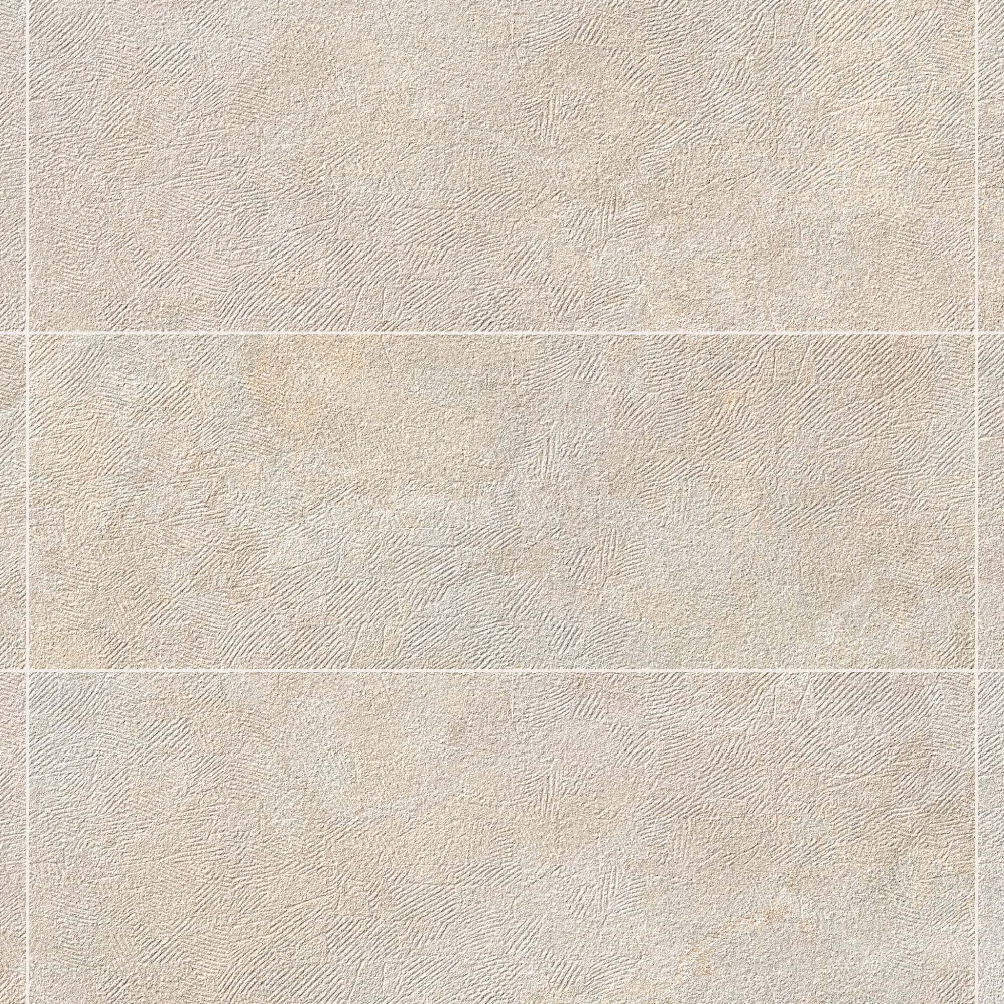 Carrelage effet Pierre 3D Beige Sable Hammered 100x33,3x0,86 cm Serdano - Mur intérieur