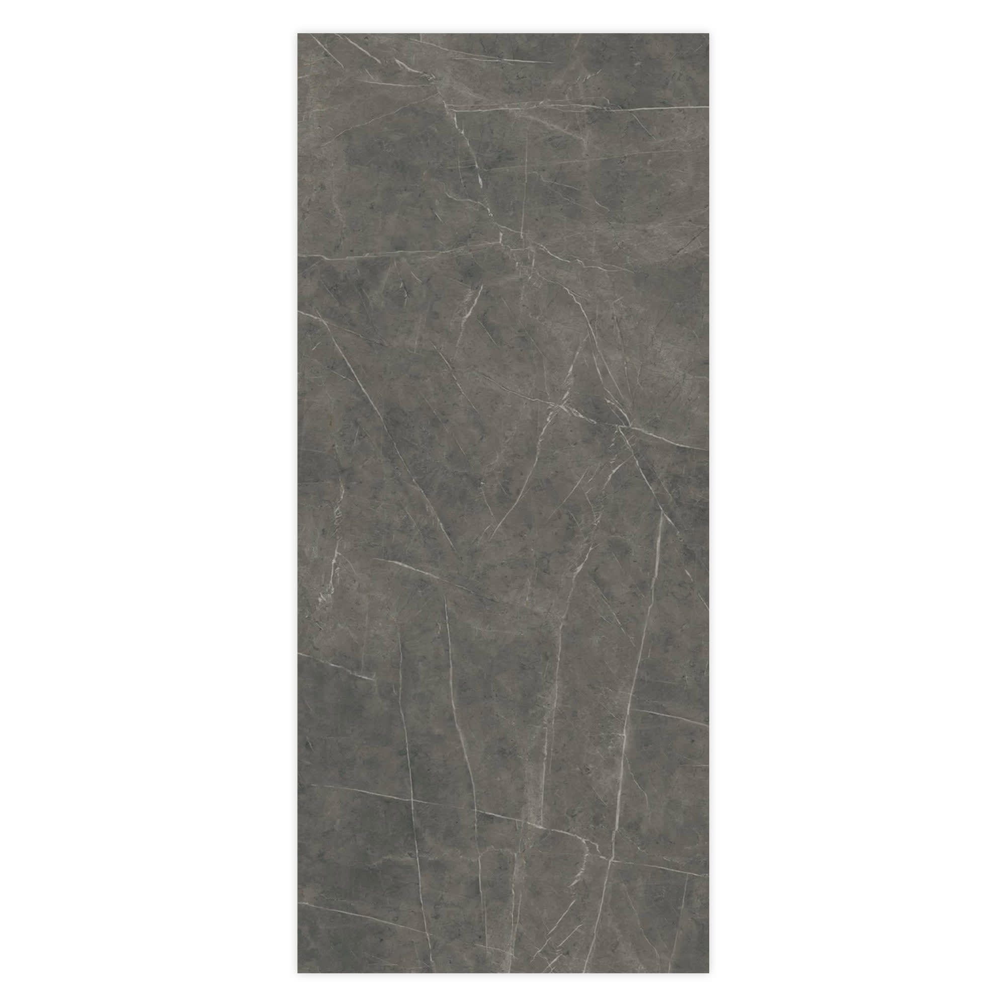 Carrelage effet Marbre Gris Ombre 278x120x0,6 cm Mat Clarenza - Mur intérieur