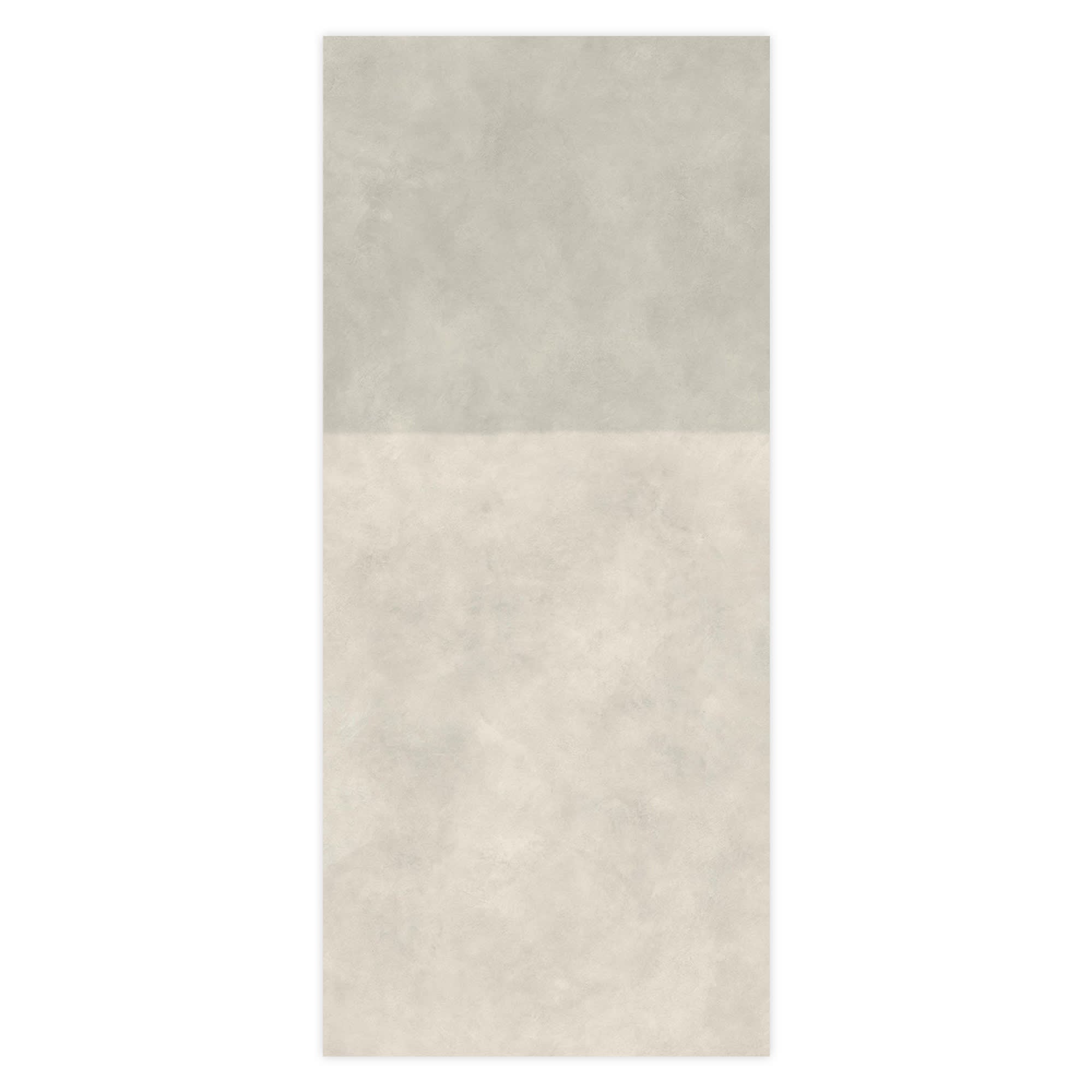 Carrelage effet Béton Gris Perle / Gris Argile 278x120x0,6 cm Mat Stavira - Mur intérieur