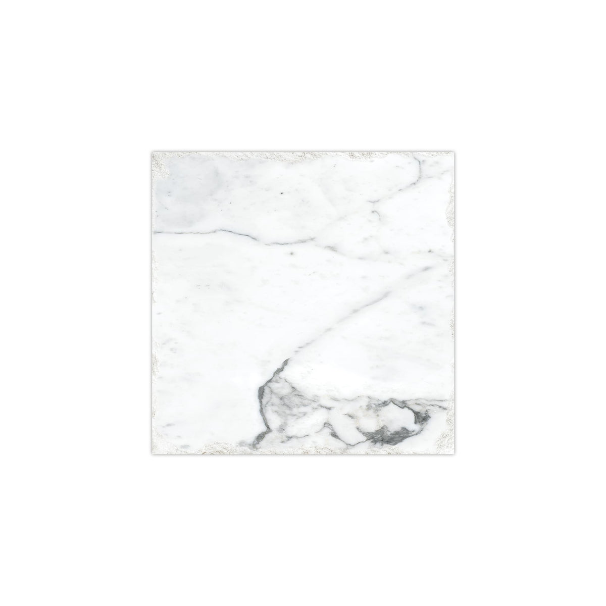 Carrelage Vintage effet Marbre Blanc 22,3x22,3x0,9 cm Palazzo - Sol et mur intérieur