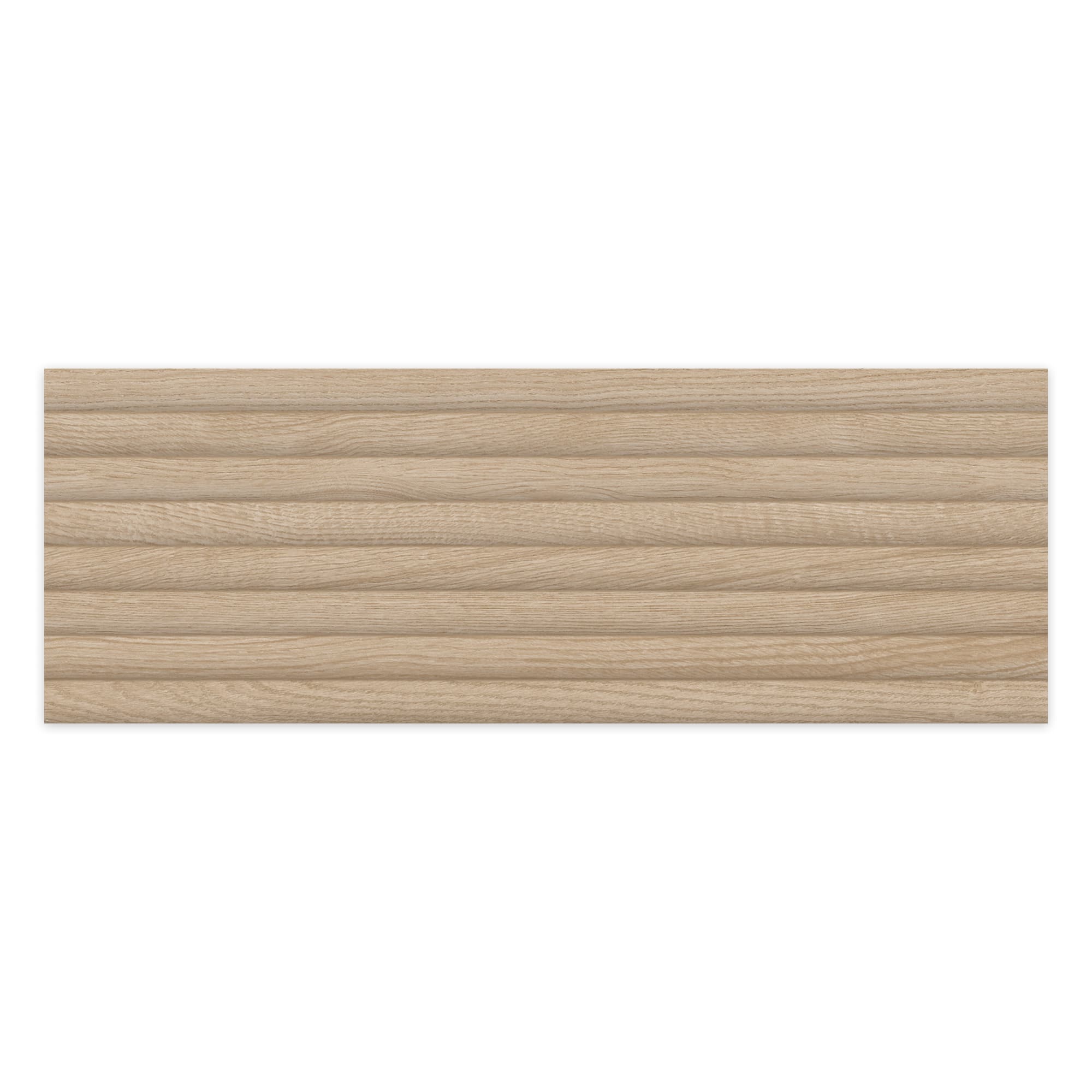 Carrelage effet Bois 3D Chêne Naturel Curve 100x33,3x0,98 cm Valoren - Mur intérieur