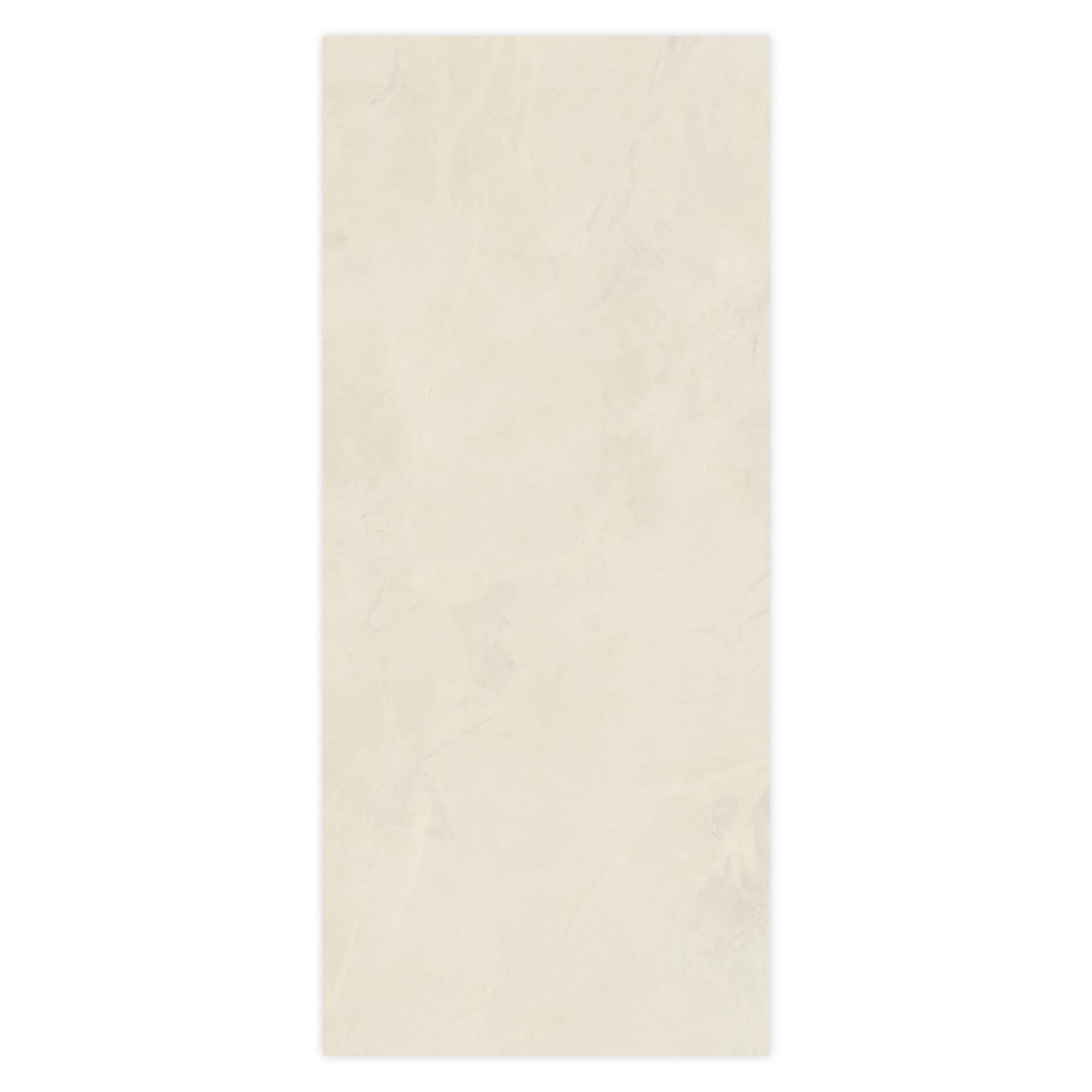 Carrelage effet Enduit Blanc Lin 278x120x0,6 cm Mat Calviro - Mur intérieur