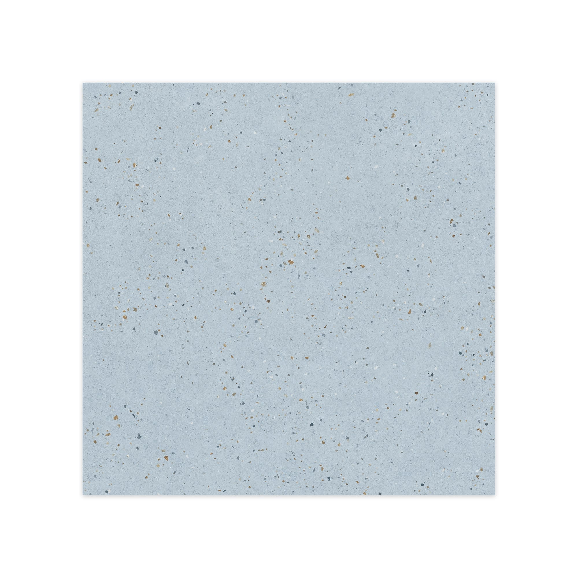 Carrelage effet Terrazzo Bleu 90x90x0,9 cm Soreli - Sol et mur intérieur