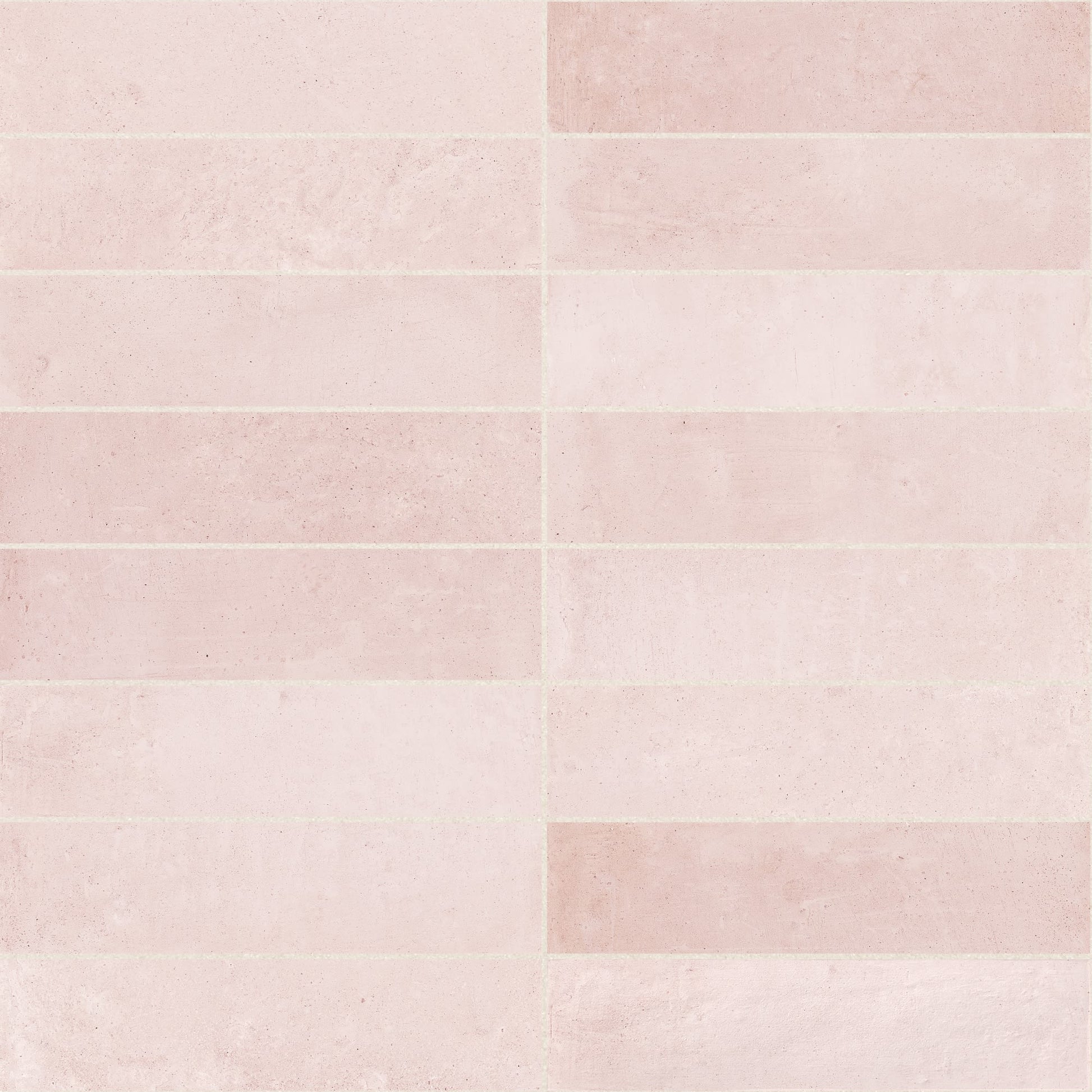 Carrelage effet Zellige Rose 18,4x4,6x0,85 cm Terronys - Sol et mur intérieur
