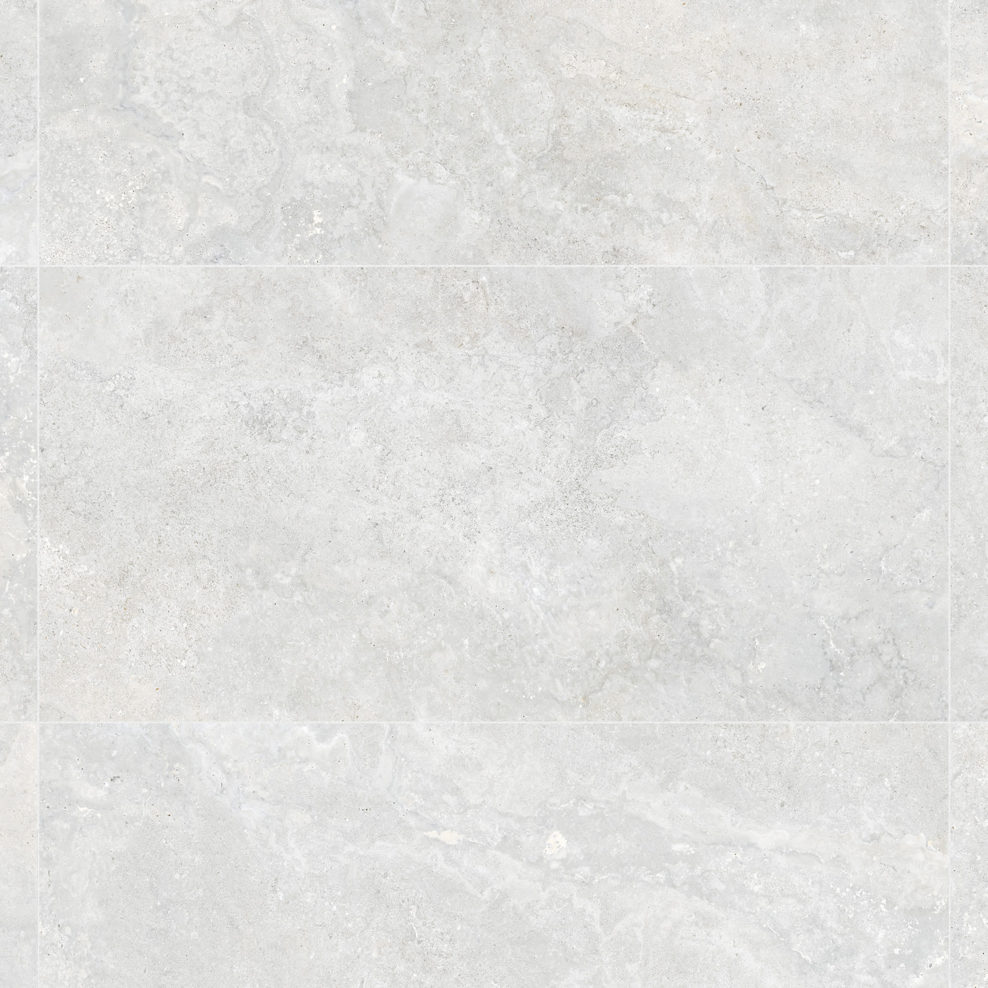 Carrelage effet Travertin Gris Clair 151x75,5x0,9 cm In&Out Castorel - Sol et mur intérieur et Sol extérieur