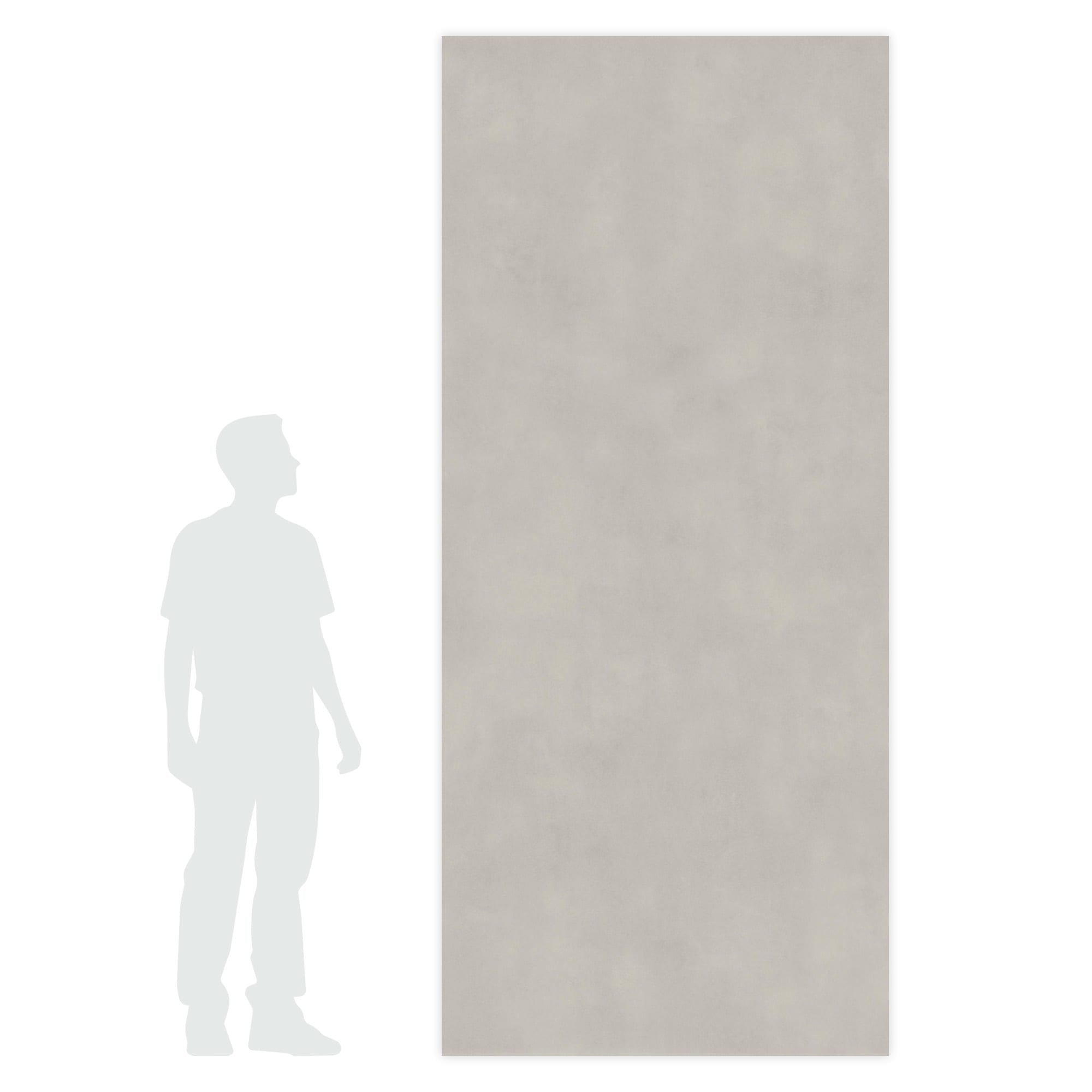 Carrelage effet Béton Gris Brume 278x120x0,6 cm Mat Montera - Mur intérieur